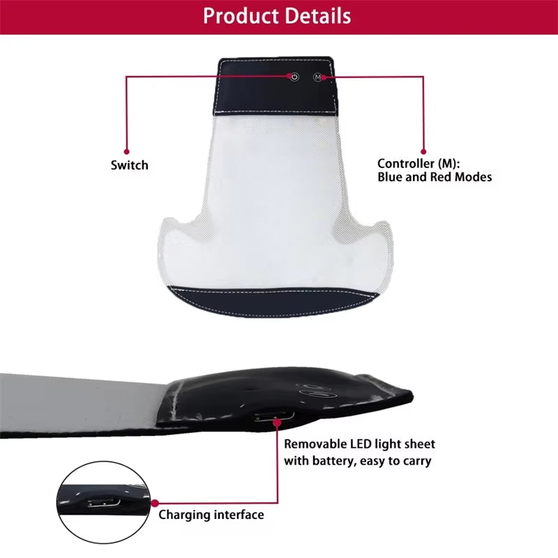 Red Blue Light Therapy Devices Scalp Massager LED Hair Growth Hat Care Scalp Relieve Head Pain Hair Regrowth Treatment Machine