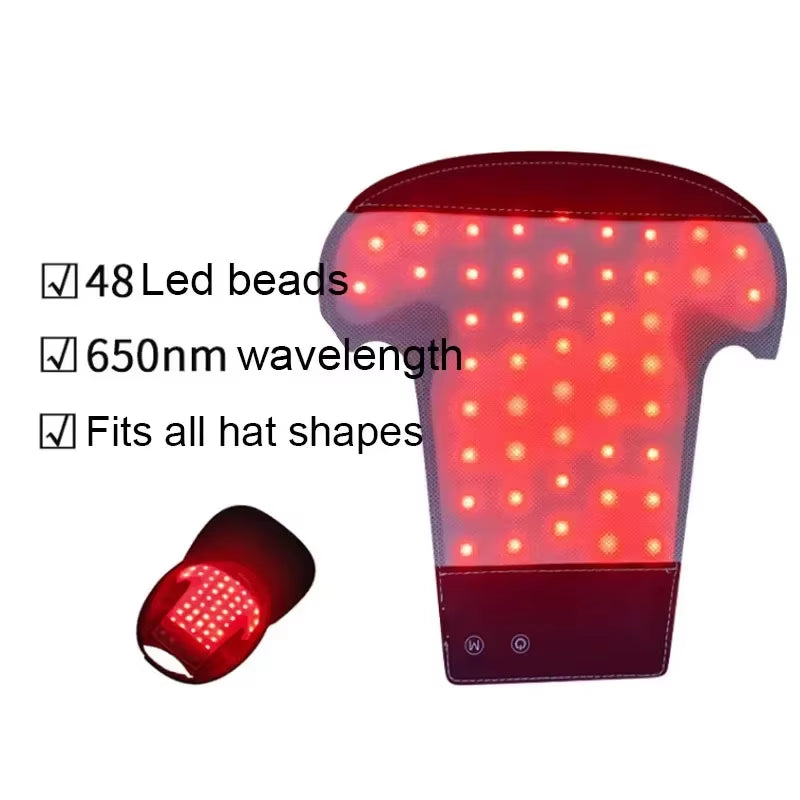 Red Blue Light Therapy Devices Scalp Massager LED Hair Growth Hat Care Scalp Relieve Head Pain Hair Regrowth Treatment Machine